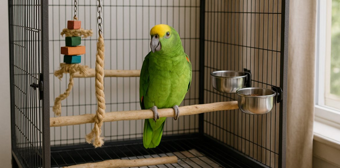 DIY Parrot Cage Setup: Safe & Comfortable Housing Ideas