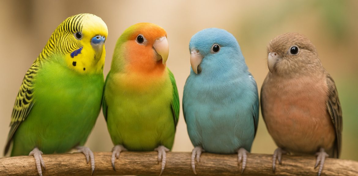Small Parrots with Big Personalities: Budgies, Lovebirds & More