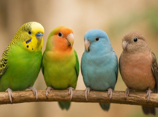 Small Parrots with Big Personalities: Budgies, Lovebirds & More